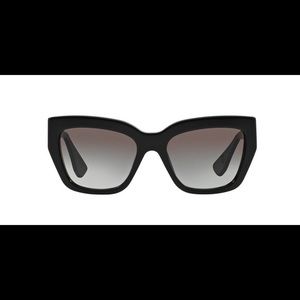 Miu Miu Black Cat Eye Sunglasses (smu01p)